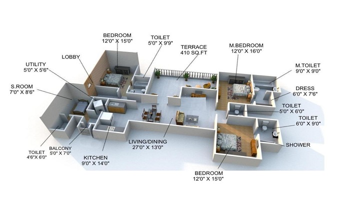 Marvel Isola 1 Floor Plan