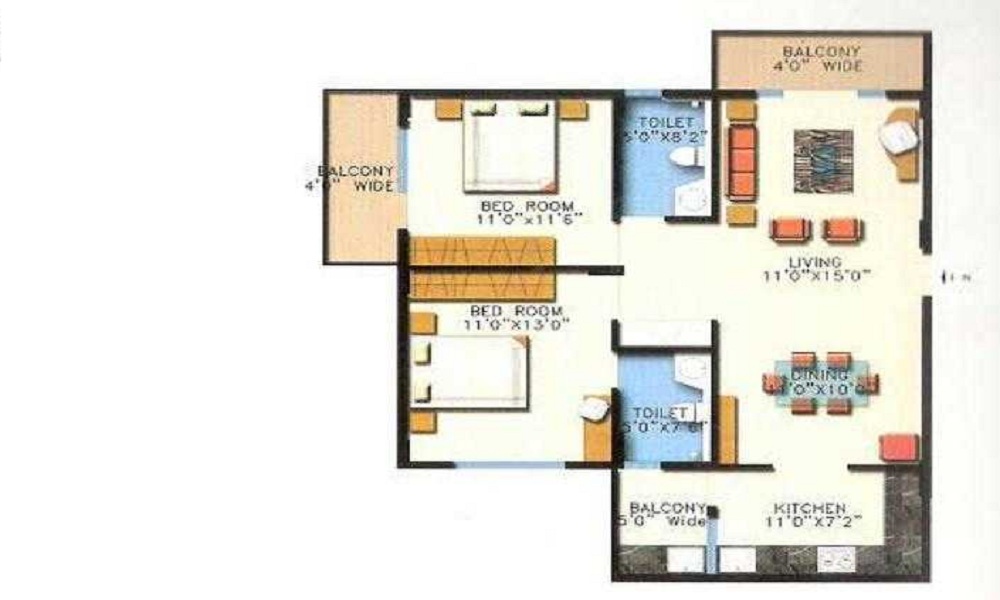 Balaji Pristine Floor Plan