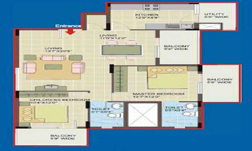 Dhammanagi Sri Rudraksh Residency Floor Plan