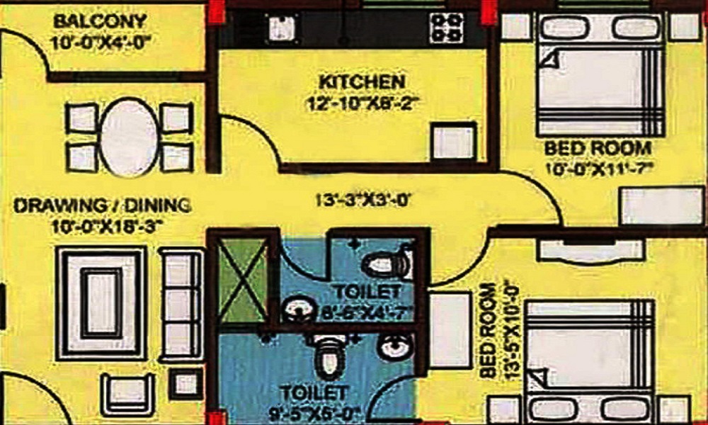 DS Om Sai Arcade Floor Plan
