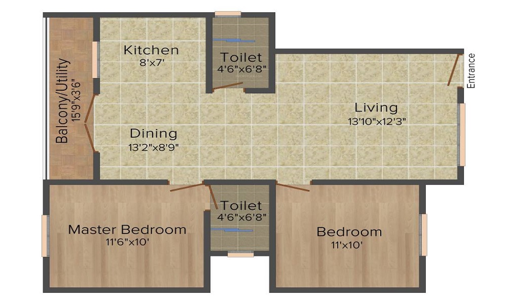 DS Max Splash Floor Plan