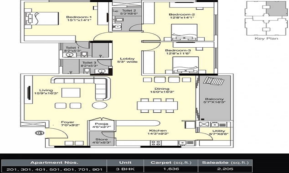 Kumar Kino Platinum Floor Plan