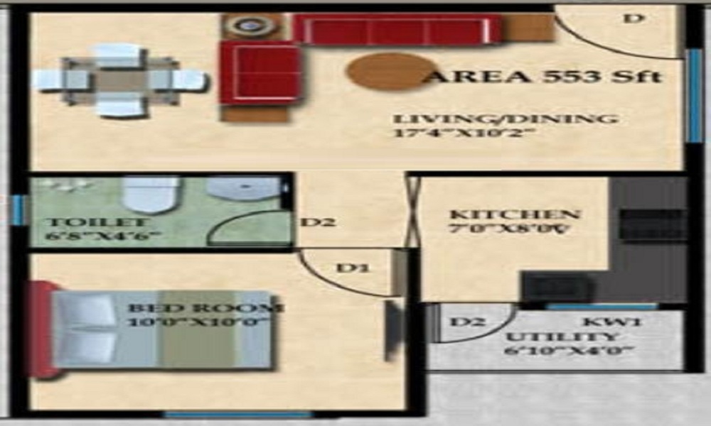 Mahaveer Galaxy Floor Plan