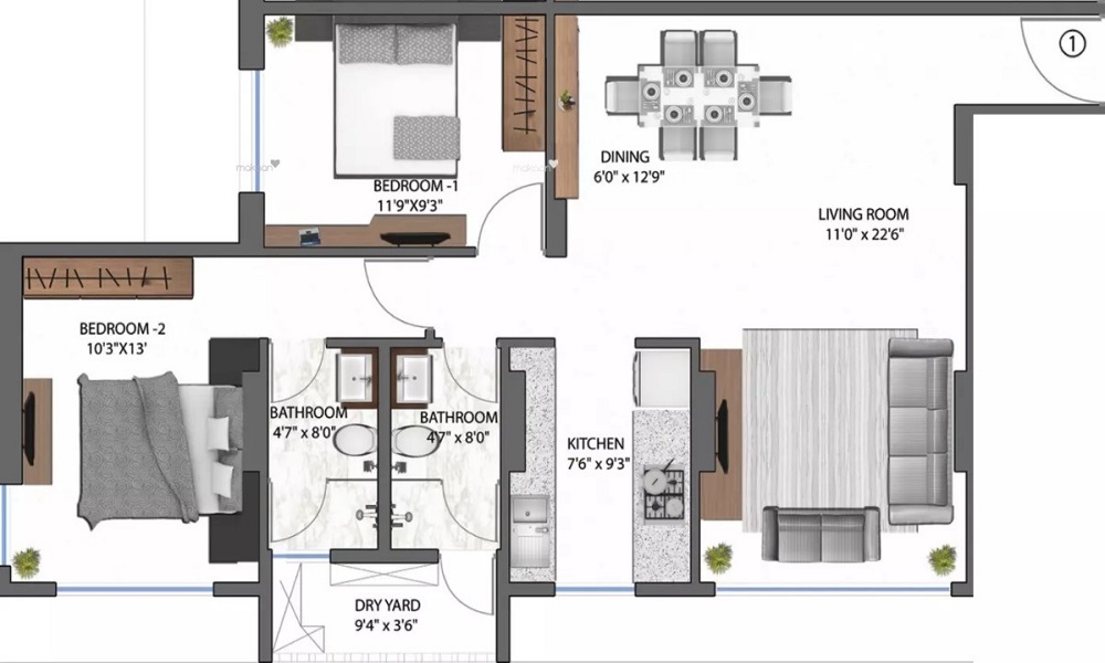 NBR Homes Floor Plan