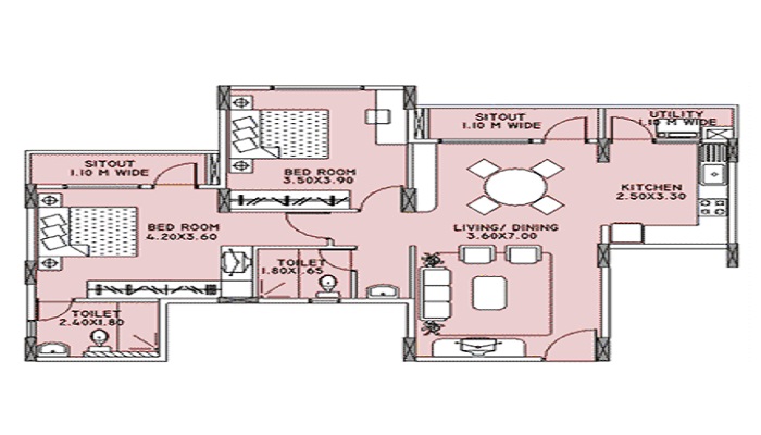 Oceanus Freesia Enclave Floor Plan