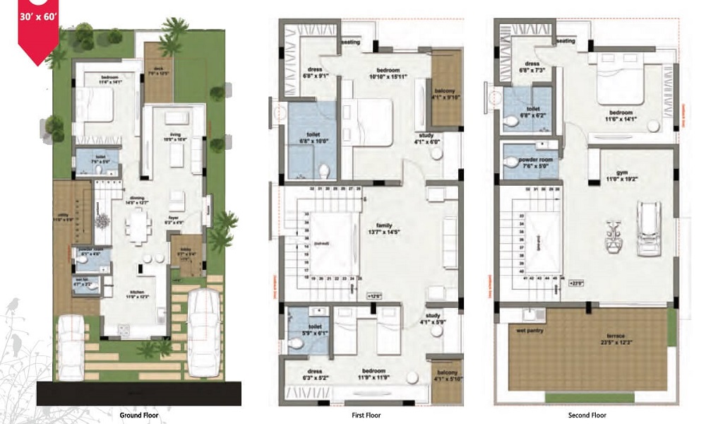 Rishi Deccan Palms 2 Floor Plan