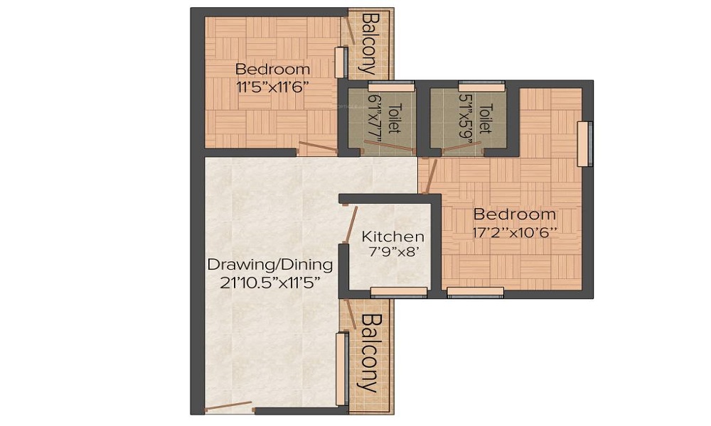 Ansal API Aastha Pride Floor Plan