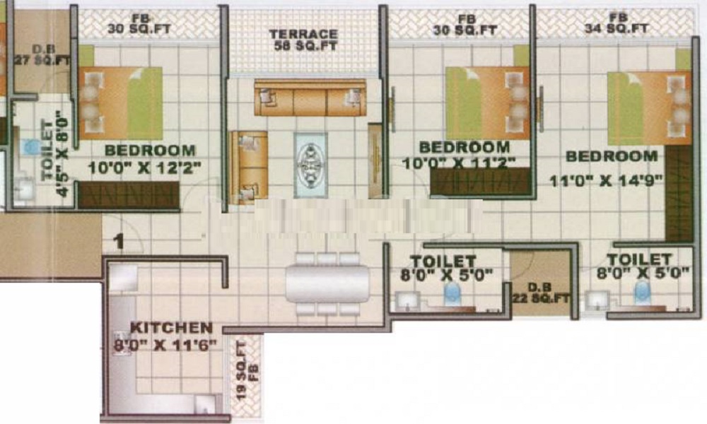 Sobha Mayflower Floor Plan