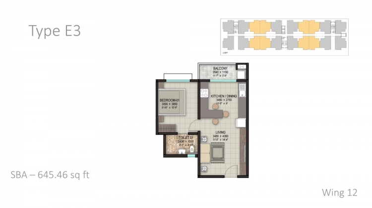 Sobha Rain Forest Floor Plan