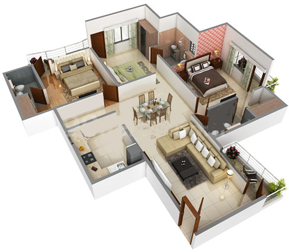 Total Footprints Floor Plan