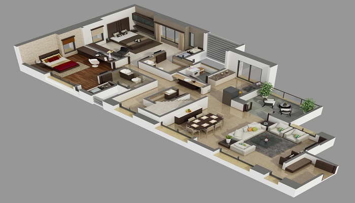 Mont Vert Biarritz Floor Plan