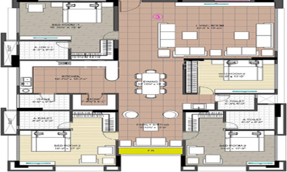 Vaswani Bella Vista Floor Plan