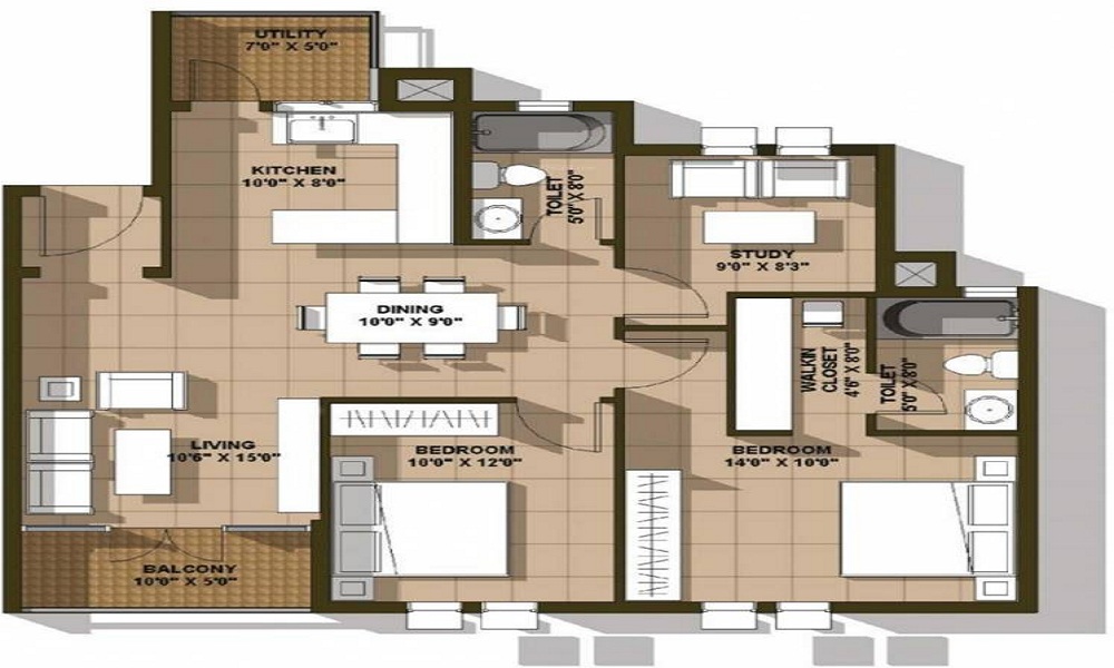Ardente Wind Song Floor Plan
