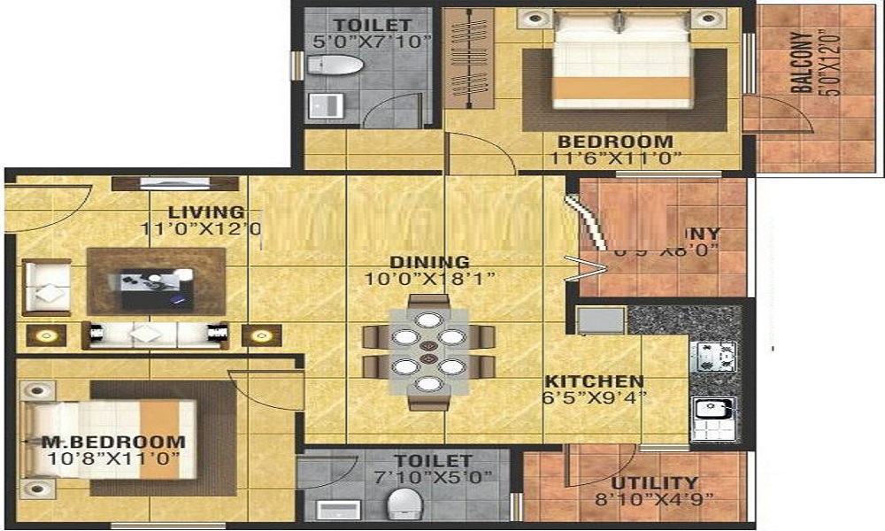 SLV Greens Floor Plan