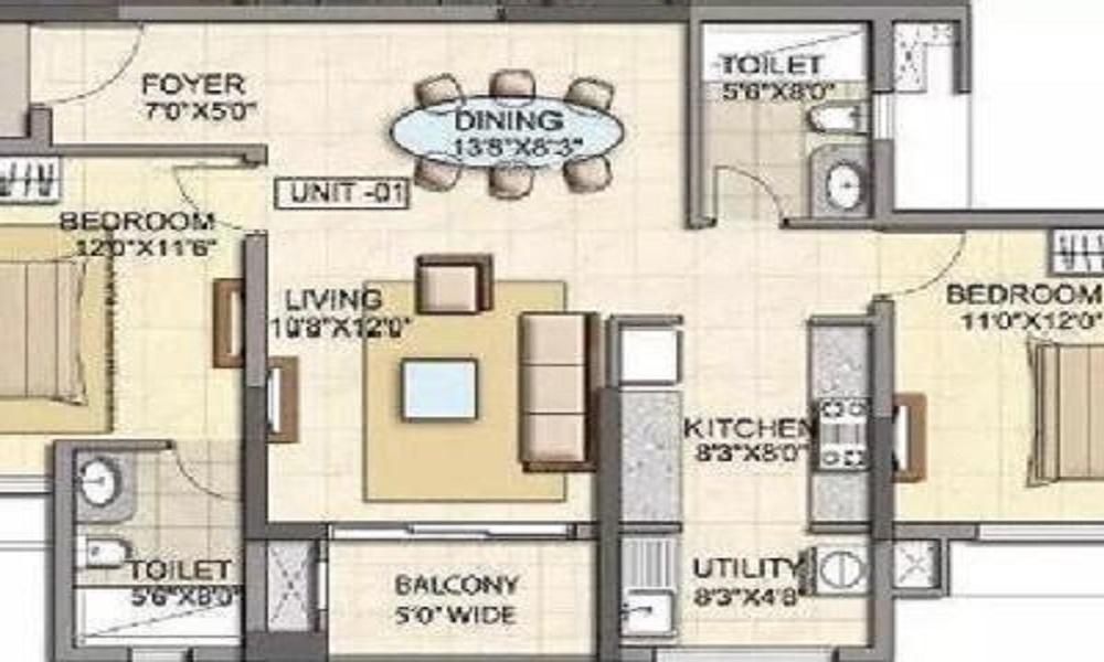 Ansal Forte Floor Plan
