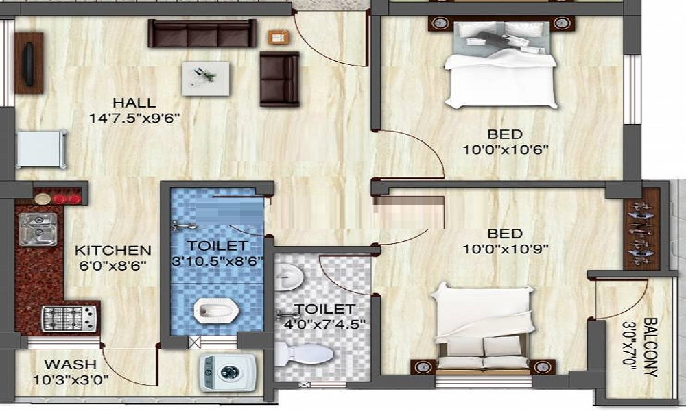 Shravanthi Prosper Floor Plan