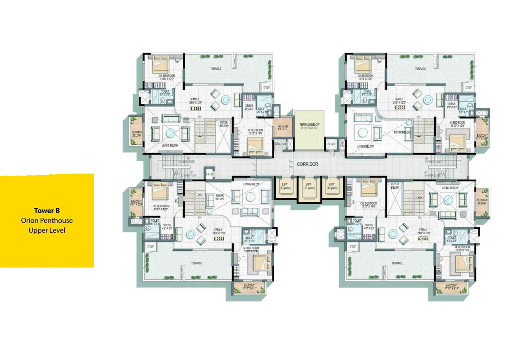 Salarpuria Sattva Magnificia Floor Plan