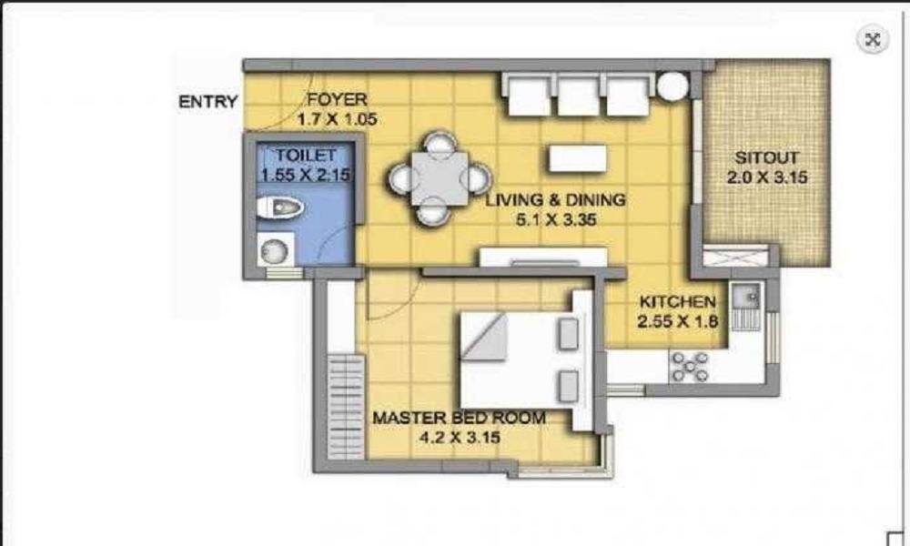 ATZ Rock View Floor Plan