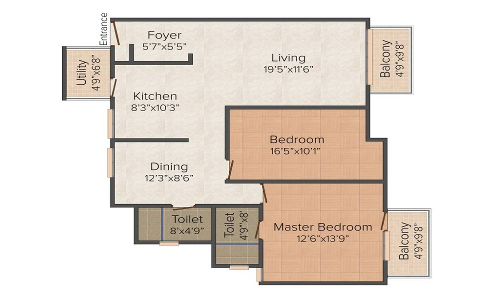 Purple Gardens Floor Plan