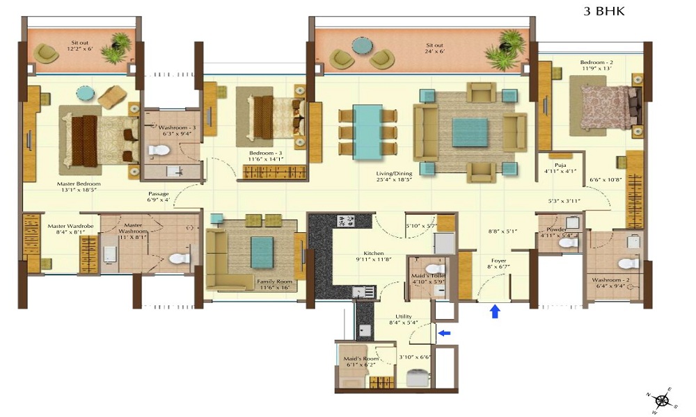 Peninsula Heights Floor Plan