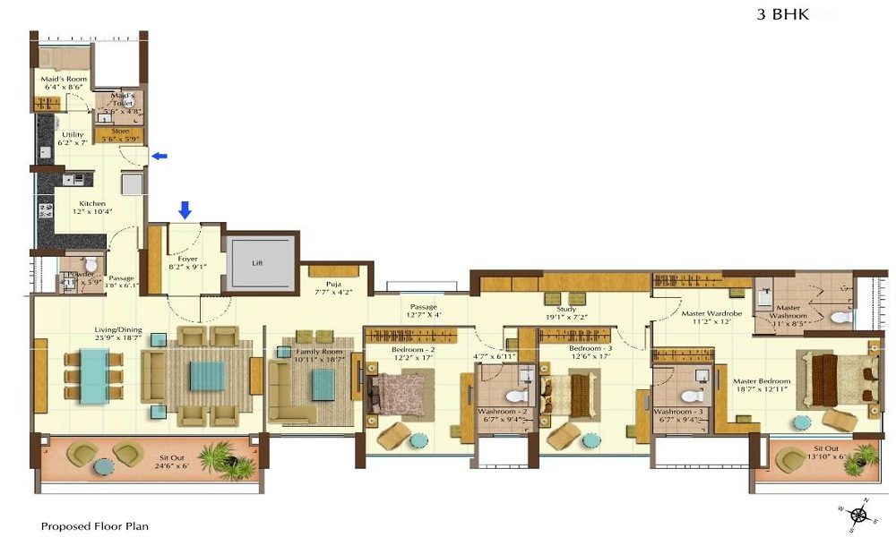 Peninsula Heights Floor Plan