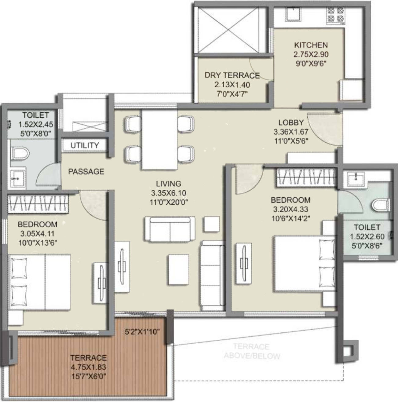 Natu Paranjape Golden Trellis Floor Plan
