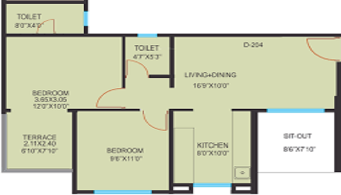 Omega Promoters Paradise Residential Floor Plan
