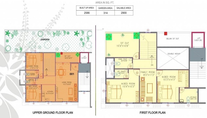 3 BHK+3T 1490/sqft-saleable Sqft Apartment For Sale In Phinix Multicon Basil In NIBM Floor Plan