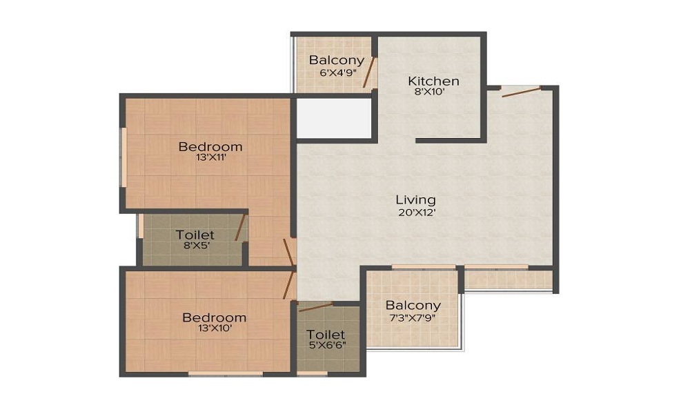 Raviraj Group Ariiana Floor Plan
