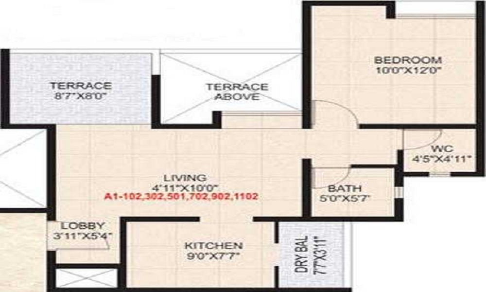 Sanskruti Casa Imperia Floor Plan