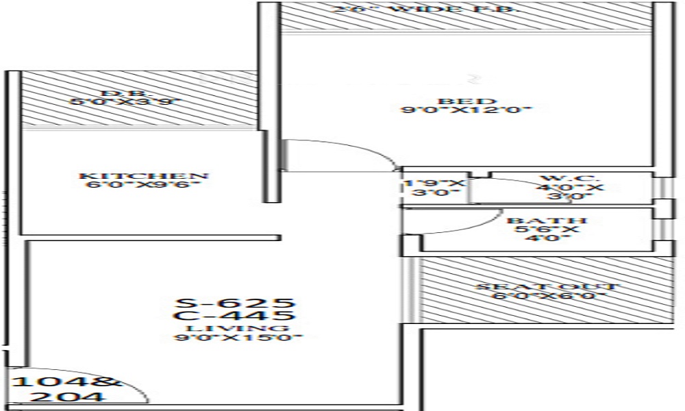 Manglam Group Vaishnavi Classic Floor Plan
