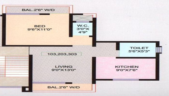 Bhavani Paradise Floor Plan