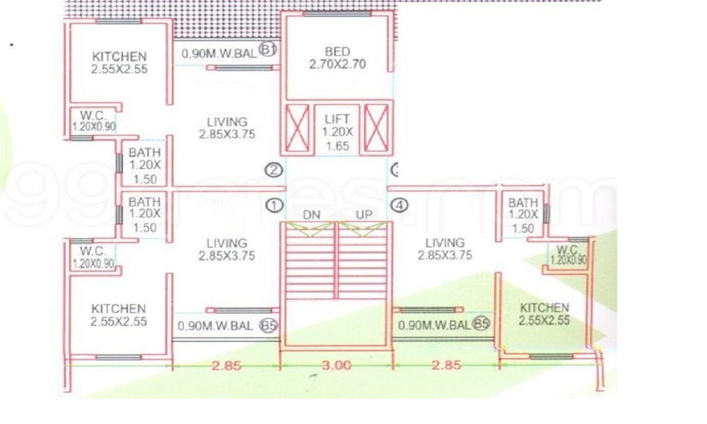 Sky Height Moin Complex Floor Plan