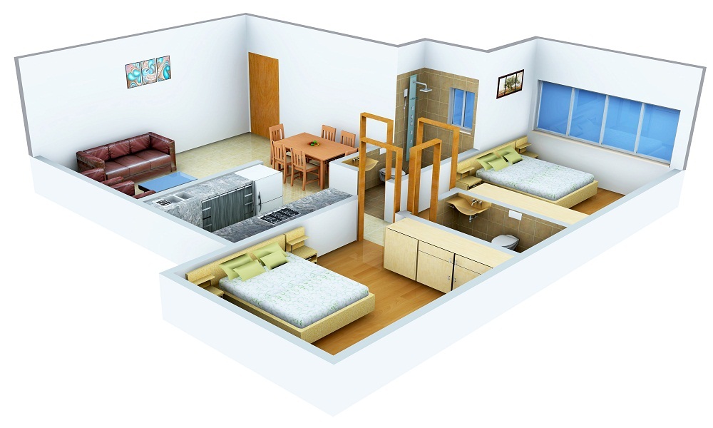 Mandar Mahavir Garden Floor Plan