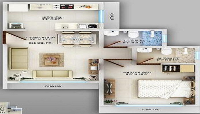 Triveni Neel Aakash Floor Plan