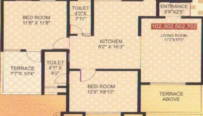 Siddhivinayak Groups Shubhashree Residential Floor Plan