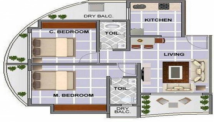 2 BHK+2T Flat for Sale in Bhiwandi, Mumbai