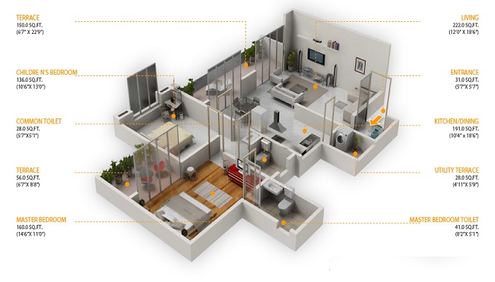 Skyi Iris Floor Plan