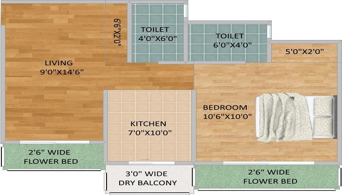 Shreenath Parasnath Township Floor Plan