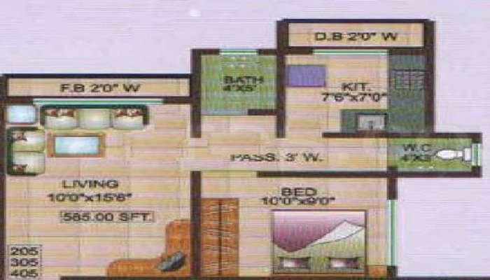 Shree Varadavinayak Complex Floor Plan