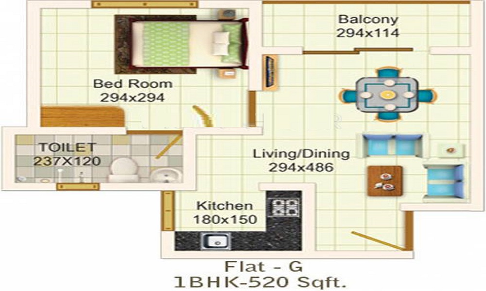 Manglam Group Gokul Residency Floor Plan