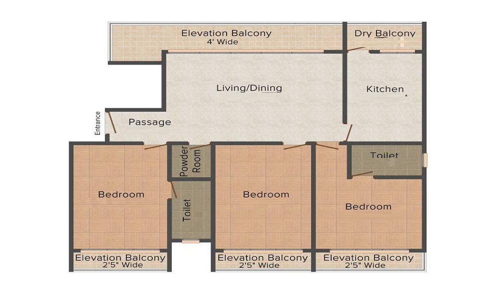 Khandelwal New Vrindavan CHS Floor Plan