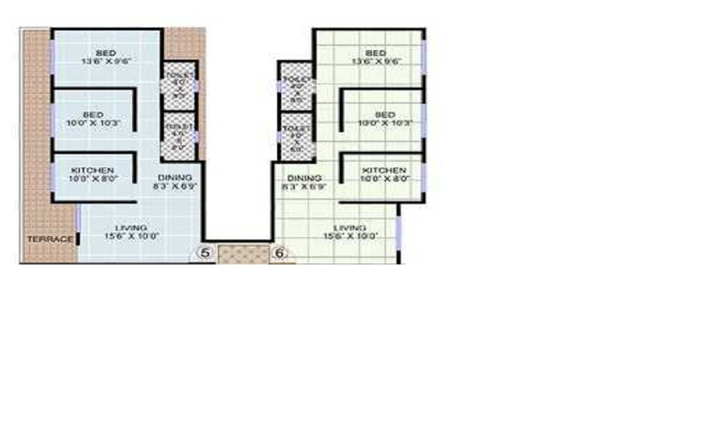 1 BHK+1T 621/sqft-saleable Sqft Apartment For Sale In Kanakia Space Celebration In Virar Floor Plan