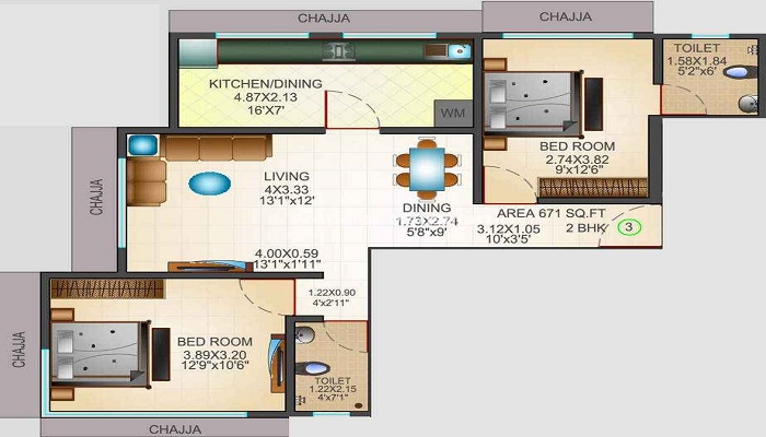 Modispaces Doyle Floor Plan