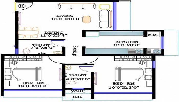 Kabra Natraj CHS Floor Plan