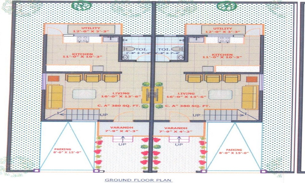 Shree BhagyaLaxmi Nature Green Prince Villla Floor Plan