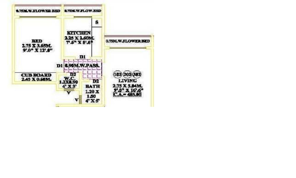 Shree Hingad Residency Floor Plan