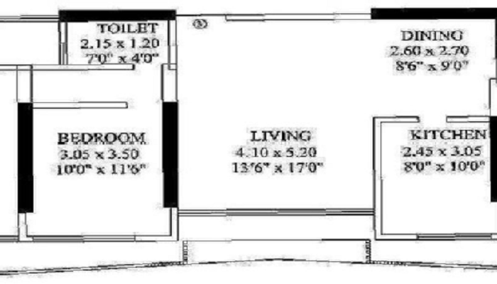 Modispaces Sharon Rose Floor Plan