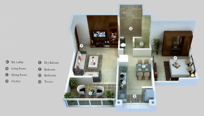 Sukhwani Constructions Scarlet Floor Plan