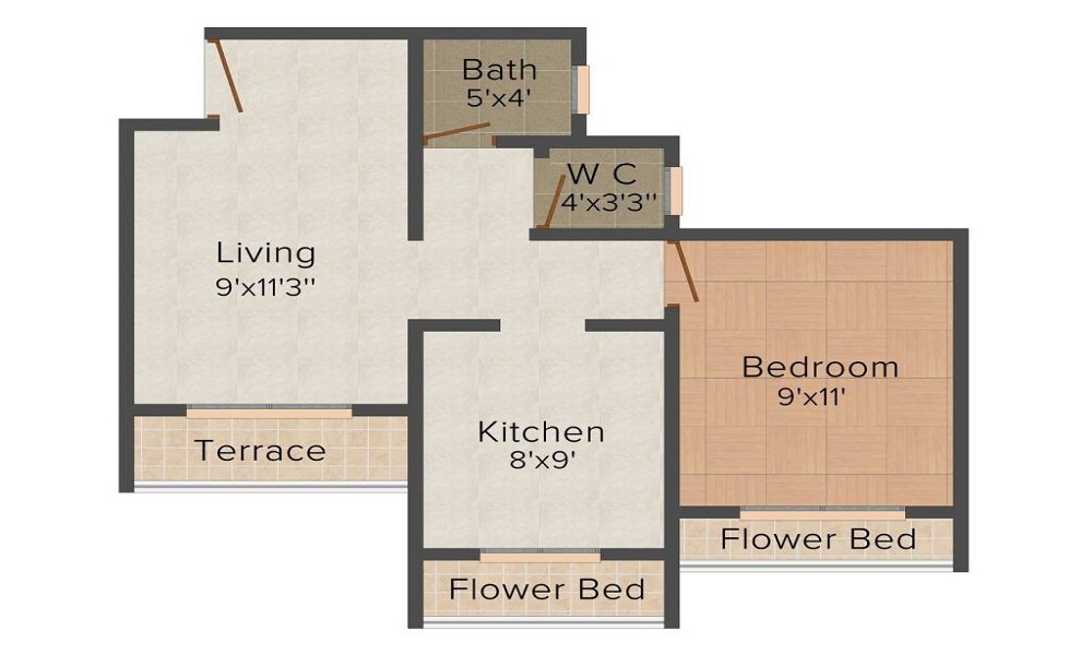 Mira Dharti Residency Floor Plan